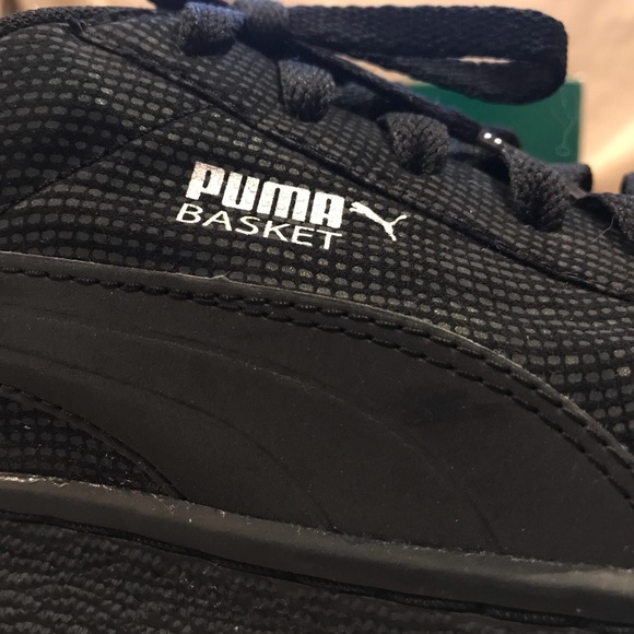 puma basket rainbow reflective